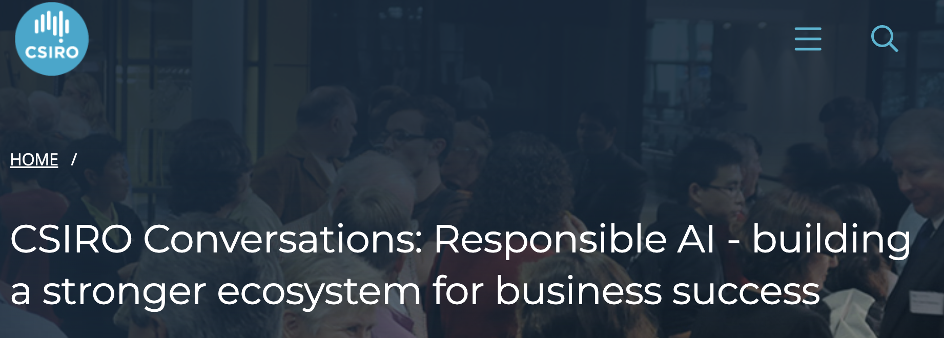 CSIRO Conversations: Responsible AI – building a stronger ecosystem for business success