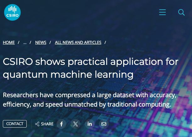 Quantum ML Breakthrough