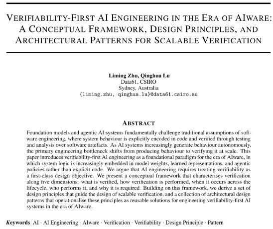 Verification-First AI Engineering